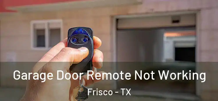  Garage Door Remote Not Working Frisco - TX